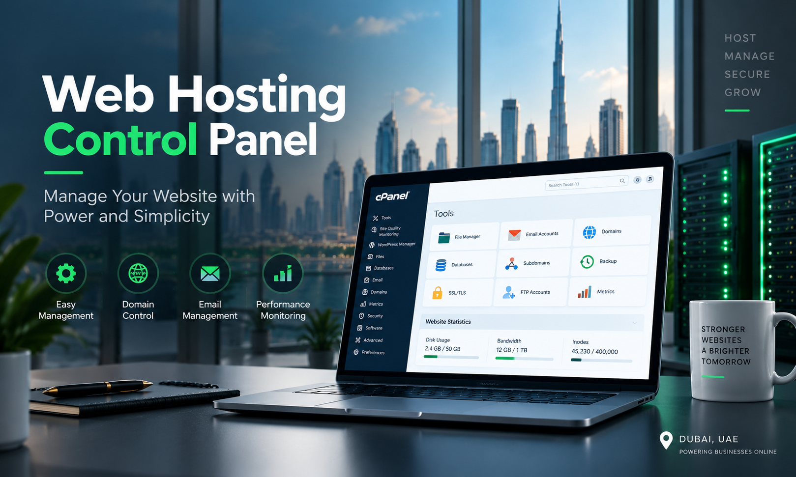 web hosting control panel